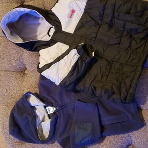 Old Navy Hooded Coat, Fleece Jacket, and Hat/mittens Set